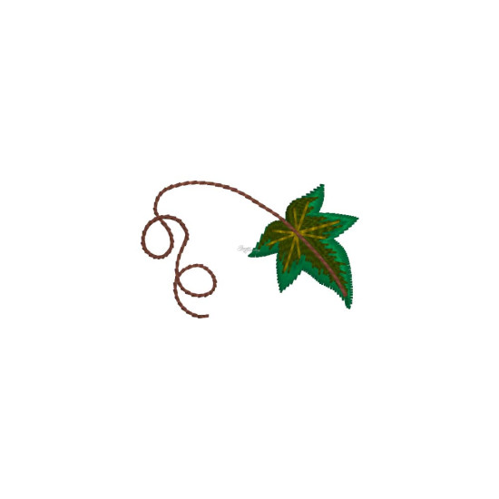 Celtic Ivy machine embroidery