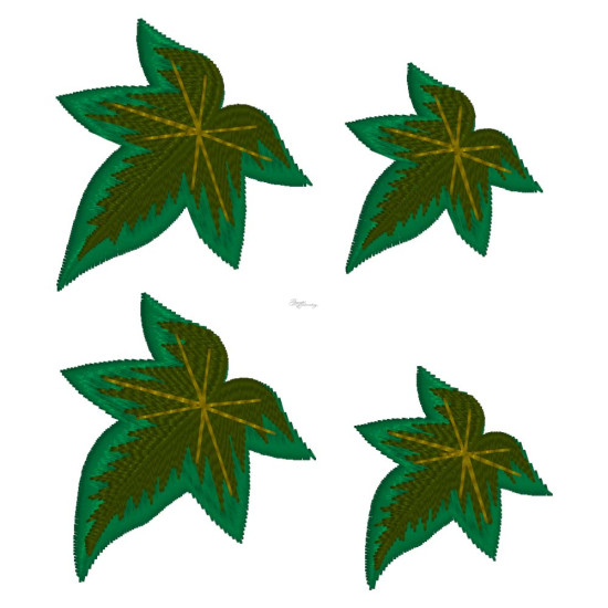 Celtic Ivy machine embroidery