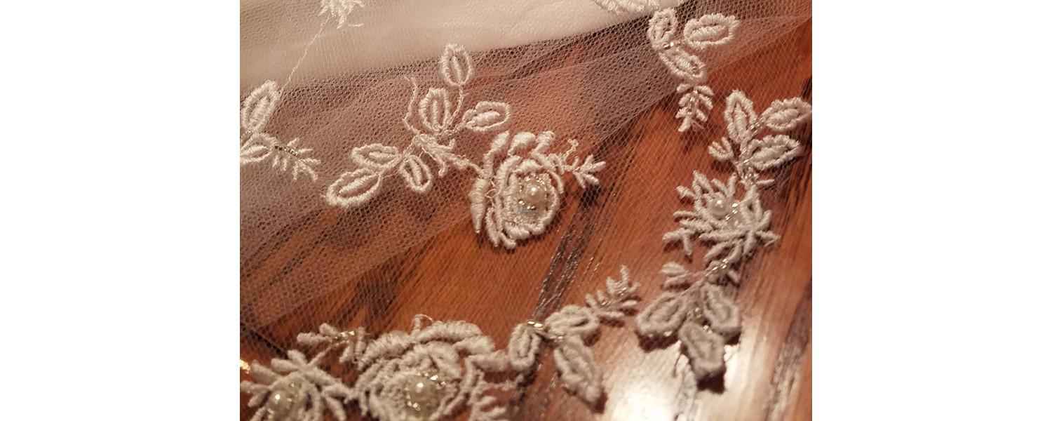 The challenge of making an embroidered wedding dress - A guest reblog