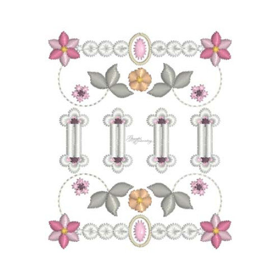 Chawton Gardens heirloom embroidery designs