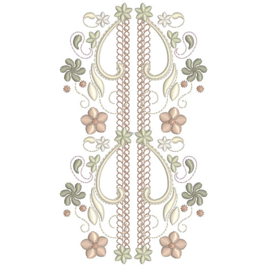 Almond Silk Paisley 2