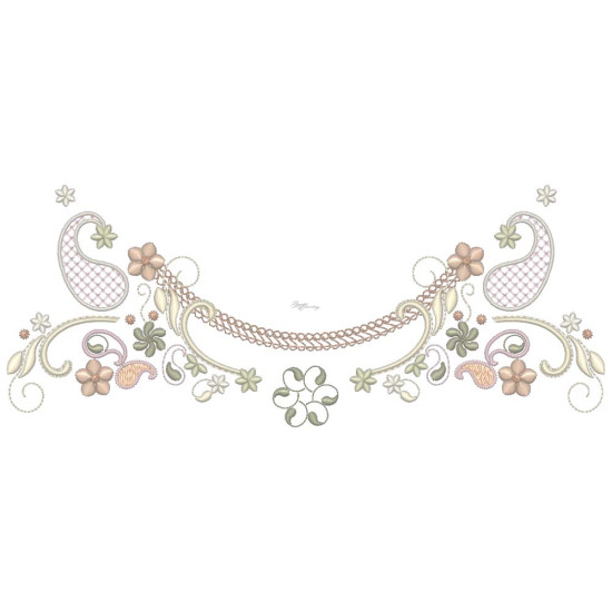 Almond Silk Paisley 3