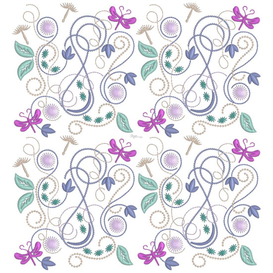 Amore Grunge machine embroidery designs