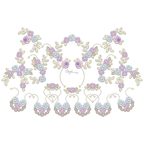 Arabella Bullion embroidery designs