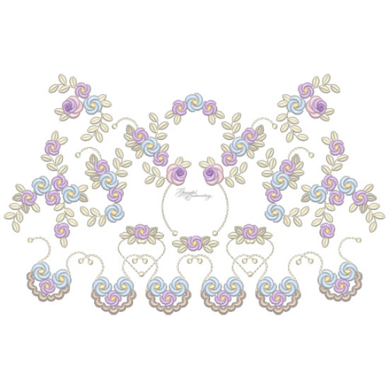 Arabella Bullion embroidery designs