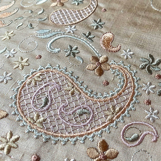 The Almond Silk Paisley Collection
