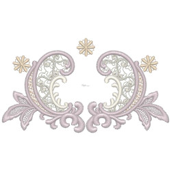 Bridal Lace 2 5" x 7"