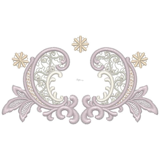 Bridal Lace 2 5" x 7"