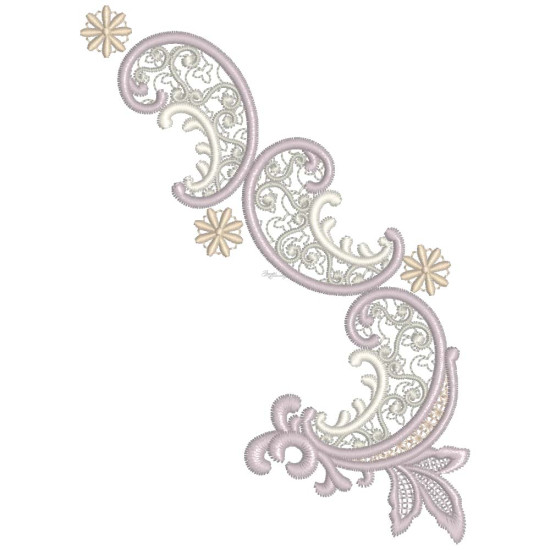 Bridal Lace 2 5" x 7"