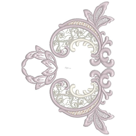 Bridal Lace 2 5" x 7"