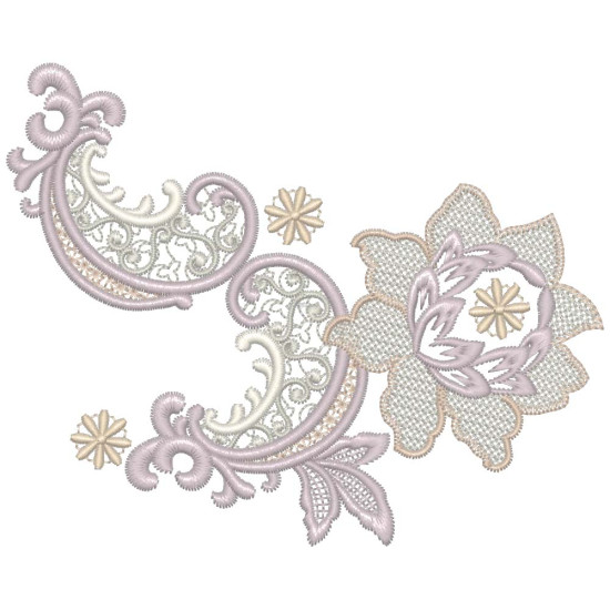 Bridal Lace 2 5" x 7"