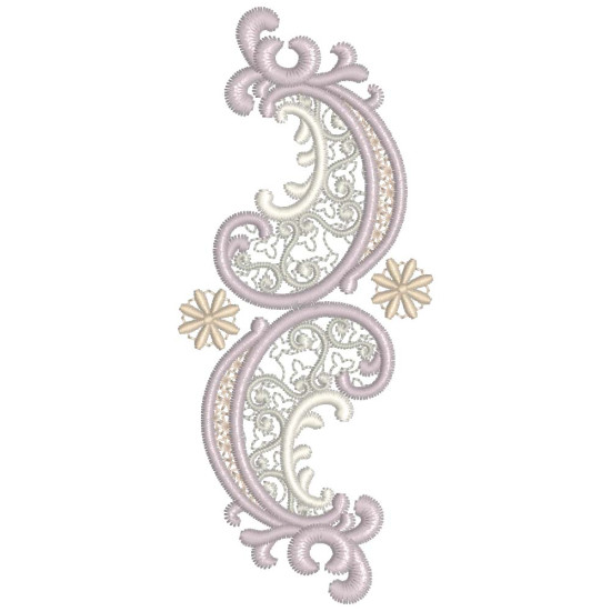Bridal Lace 2 5" x 7"