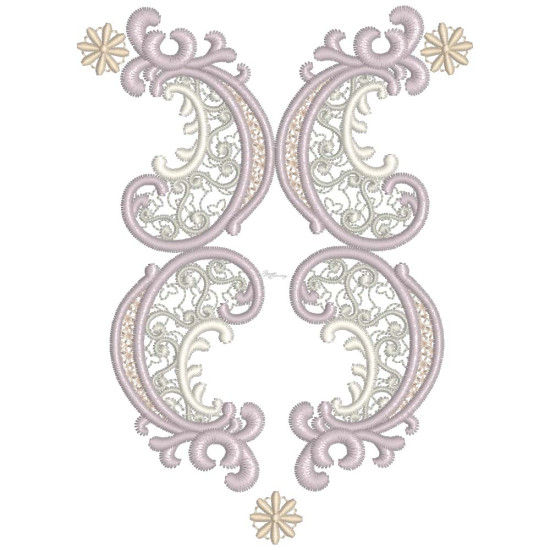 Bridal Lace 2 5" x 7"