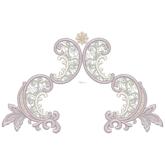 Bridal Lace 2 5" x 7"
