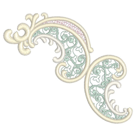 Bridal Lace 2 4" x 4"