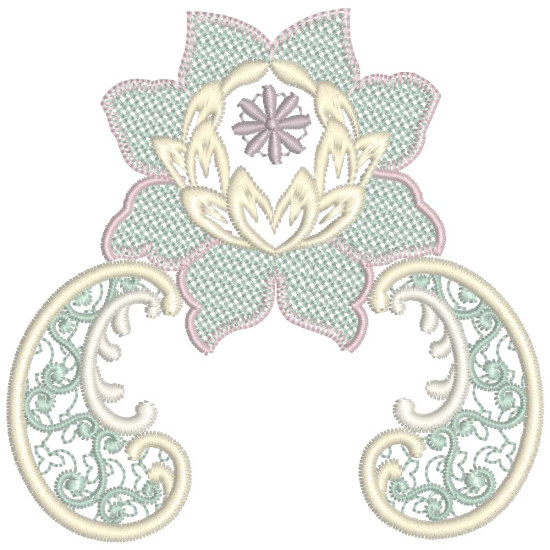 Bridal Lace 2 4" x 4"