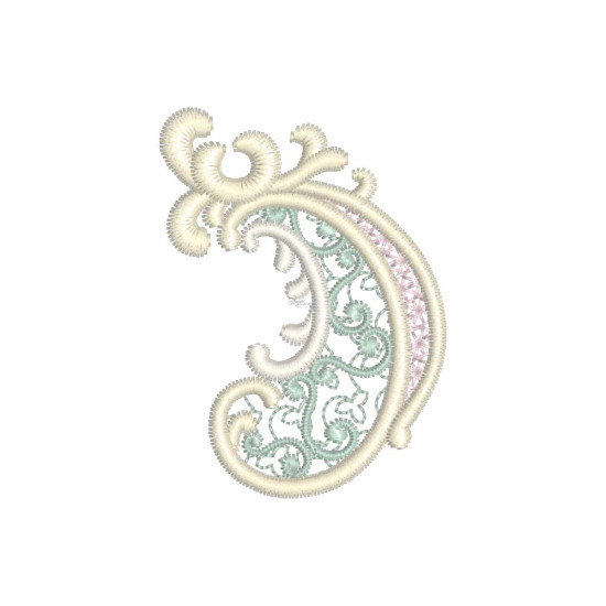 Bridal Lace 2 4" x 4"