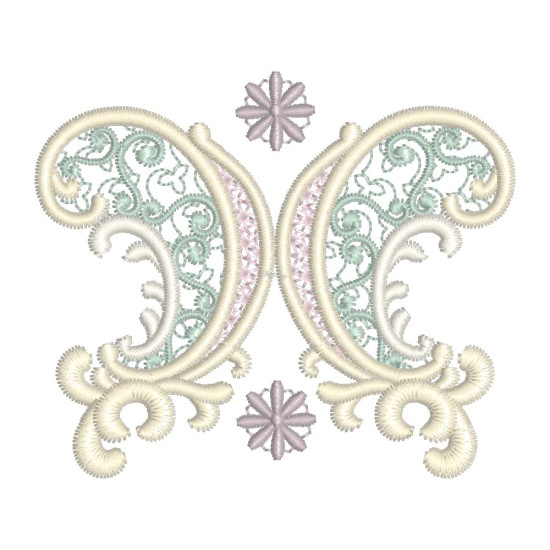 Bridal Lace 2 4" x 4"