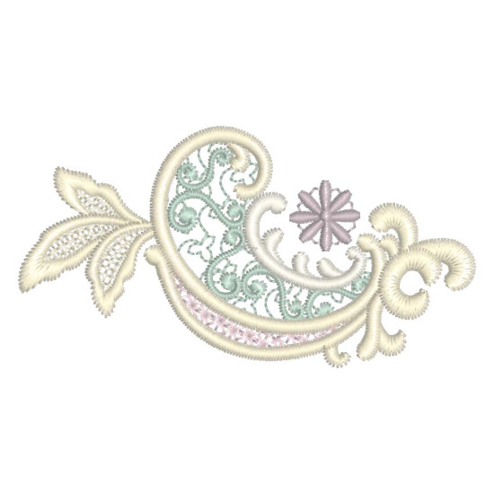 Bridal Lace 2 4" x 4"