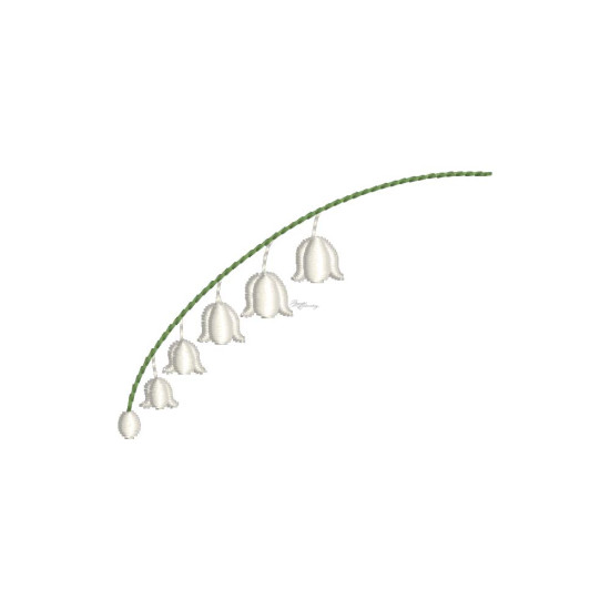 Bridal Grace machine embroidery
