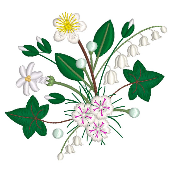 Bridal Grace machine embroidery