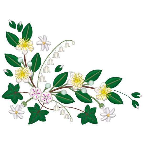 Bridal Grace machine embroidery