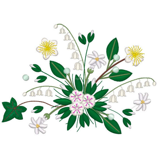 Bridal Grace machine embroidery