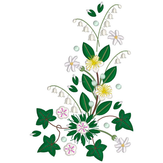 Bridal Grace machine embroidery