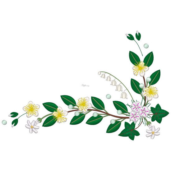 Bridal Grace machine embroidery