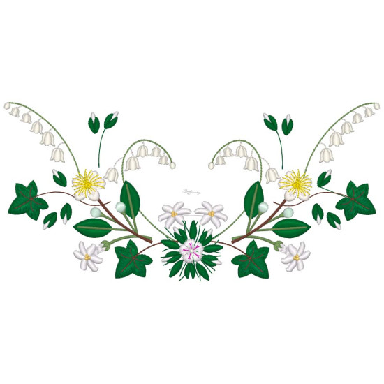 Bridal Grace machine embroidery