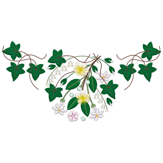 Bridal Grace machine embroidery