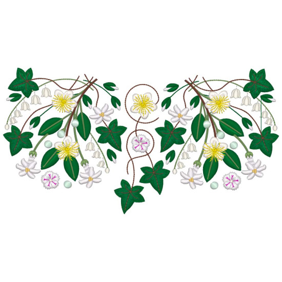 Bridal Grace machine embroidery