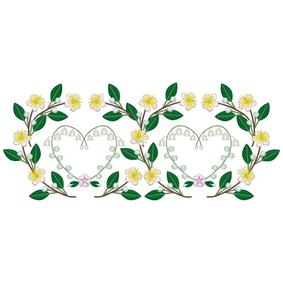 Bridal Grace machine embroidery
