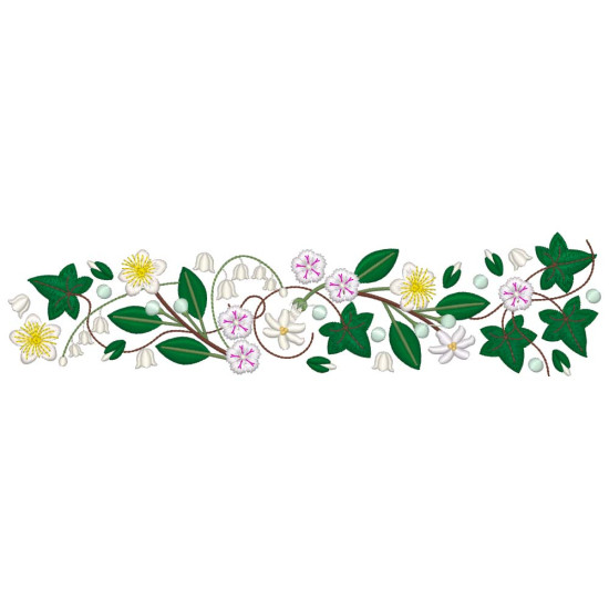 Bridal Grace machine embroidery