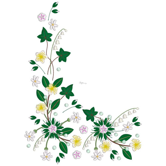 Bridal Grace machine embroidery