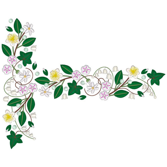 Bridal Grace machine embroidery