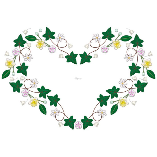 Bridal Grace machine embroidery