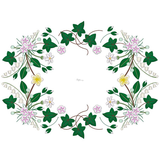 Bridal Grace machine embroidery