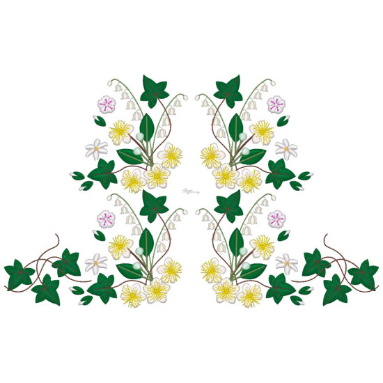 Bridal Grace machine embroidery