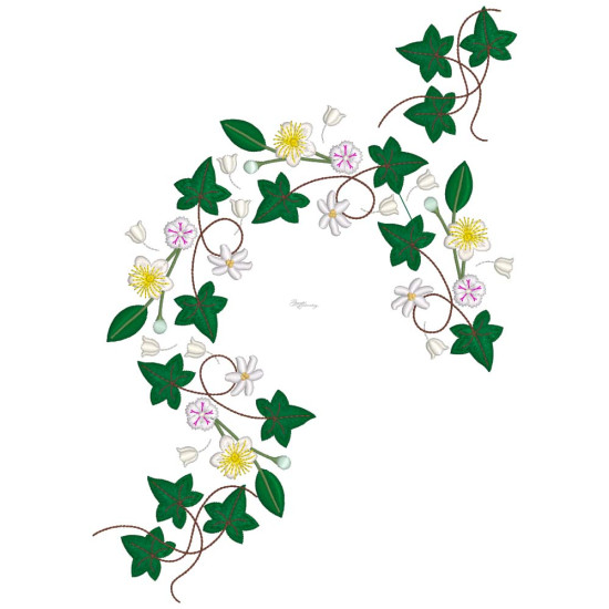 Bridal Grace machine embroidery
