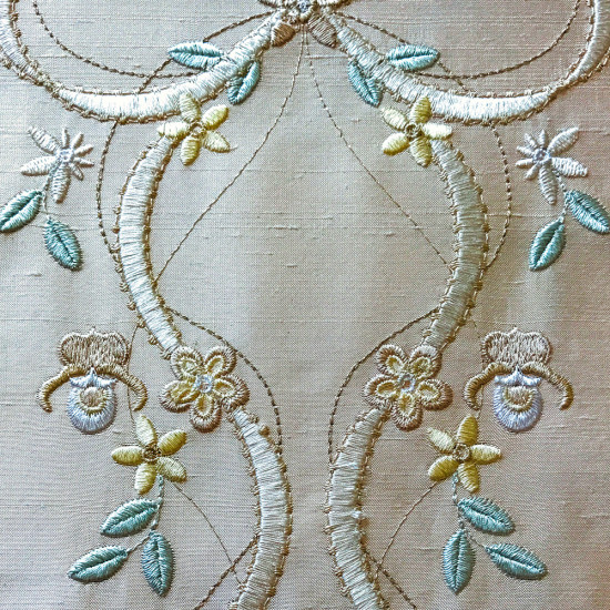 Beatrice Orchid floral embroidery designs