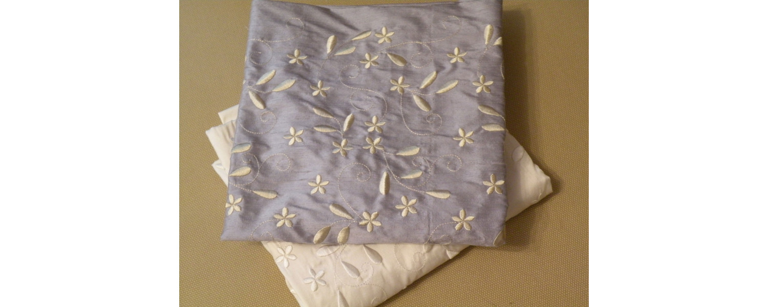How to embroider all over fabric