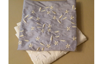 How to embroider all over fabric