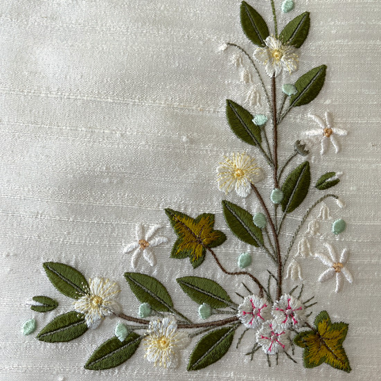 Bridal Grace machine embroidery