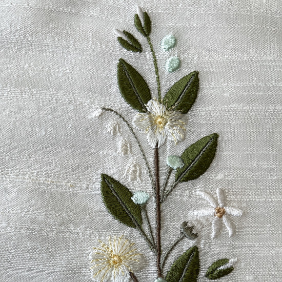 Bridal Grace machine embroidery