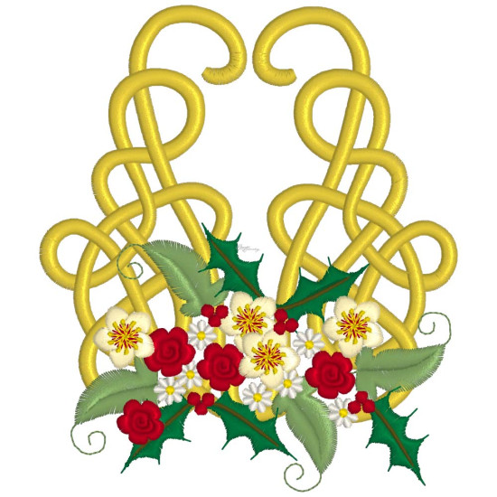 Celtic Christmas embroidery designs