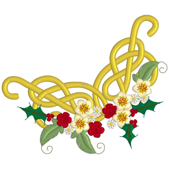 Celtic Christmas embroidery designs