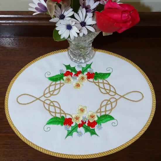 Celtic Christmas embroidery designs