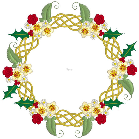 Celtic Christmas embroidery designs