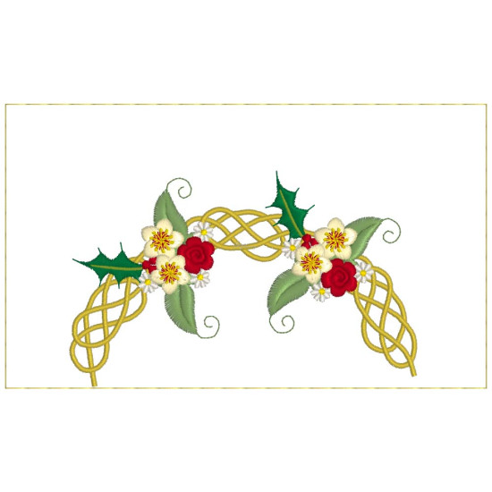 Celtic Christmas embroidery designs